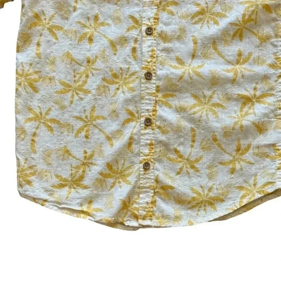 LC Waikiki Kids Collar Palm Tree Short Sleeve Poplin Boy's Shirt SZ 9-10 #2221 - Picture 3 of 9